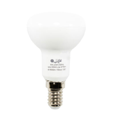 لامپ رفلکتور 6 وات ال ای دی افراتاب شمعی پایه E14