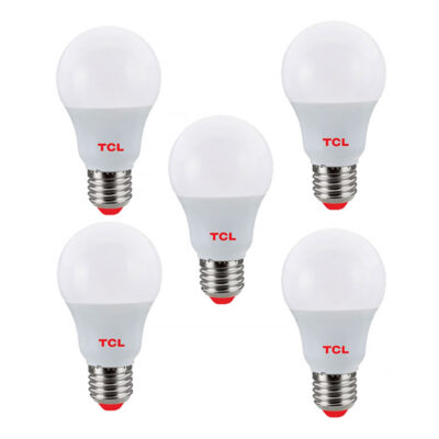 لامپ ال ای دی حبابی 10 وات TCL بسته 5 عددی