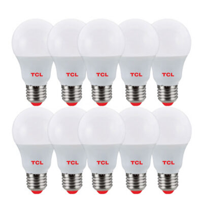 لامپ ال ای دی حبابی 10 وات TCL بسته 10 عددی