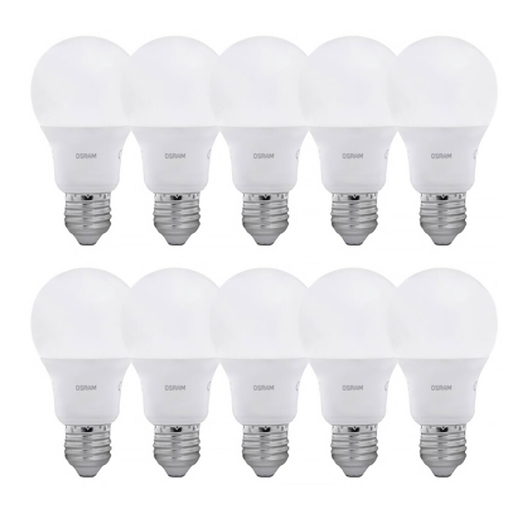 لامپ حبابی ال ای دی 6 وات اسرام بسته 10 عددی