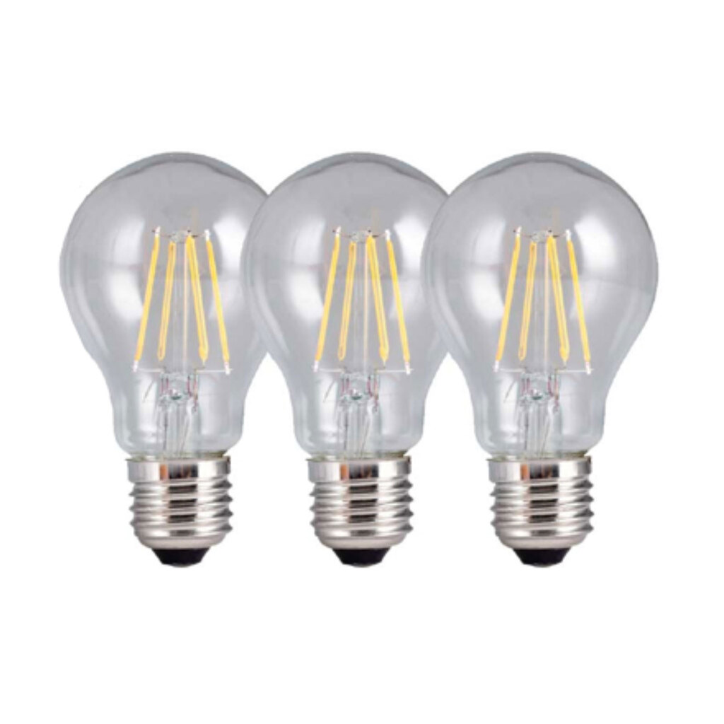 حبابی 6 وات فیلامینی (ساده) تکنوتل بسته 3 عددی