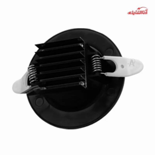 پنل سقفی گرد توکار 9 وات پارس شعاع توس مدل سولاریس