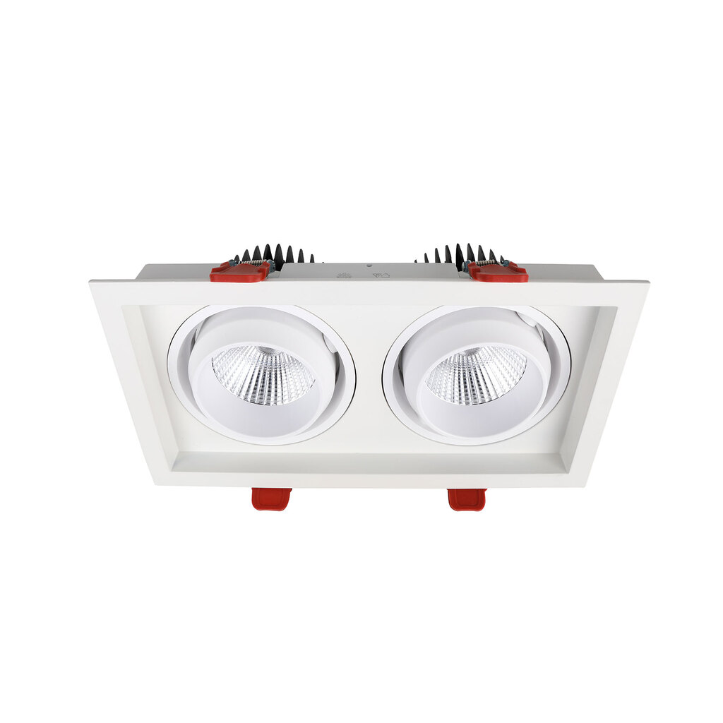 پنل سقفی گرد توکار دوتایی 72 وات شعاع مدل SH_6702