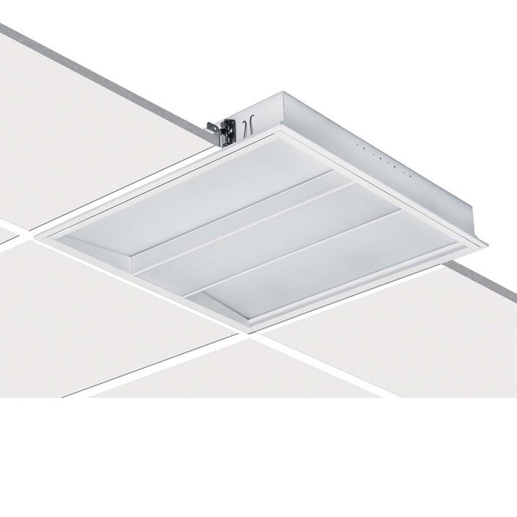 چراغ سقفی ال ای دی توکار 58 وات 60 در 60 لومیانت با صفحه سفید مازی نور