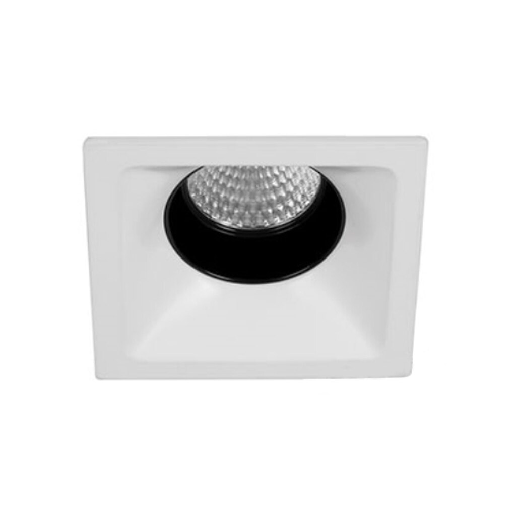 چراغ سقفی توکار 13 وات مربع برش 10 در 10 سانتیمترمازی نور مدل دانلایت آرتمیس