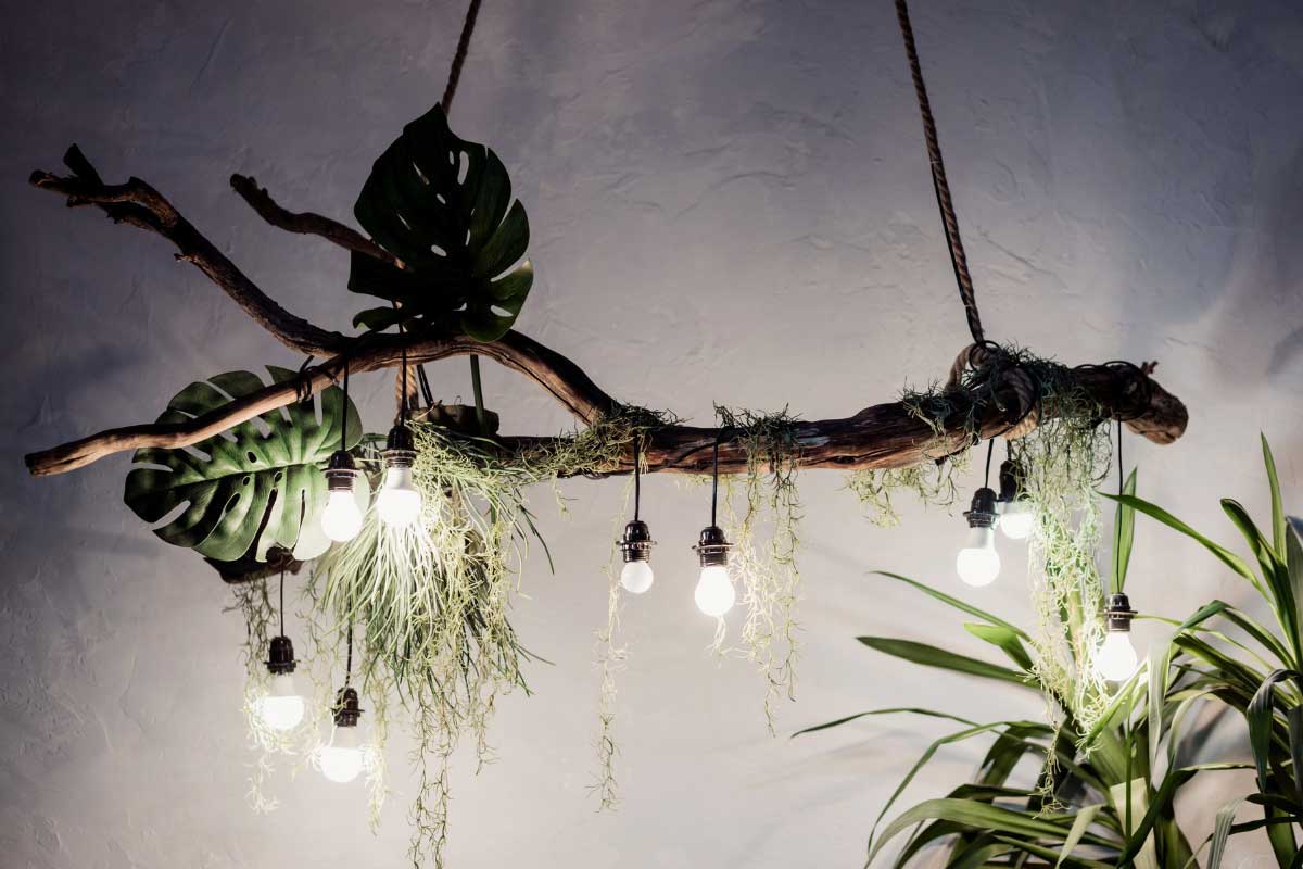 استفاده از لامپ‌های ادیسونی برای تزیین دکور مغازه ها