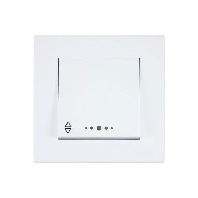 کلید تبدیل سفید رنگ پارت الکتریک سری تابش 5163