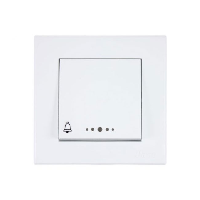 کلید زنگ سفید پارت الکتریک سری تابش 5171