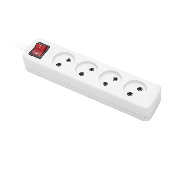 چند راهی برق 4 خانه بدون ارت پارت الکتریک مدل شهاب کد 652