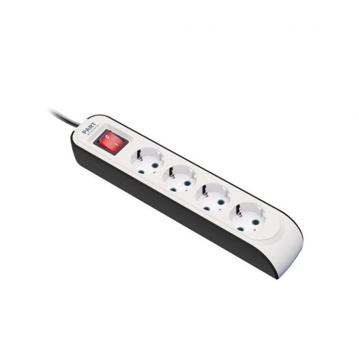 چند راهی برق 4 خانه ارت دار پارت الکتریک مدل پارت 8758