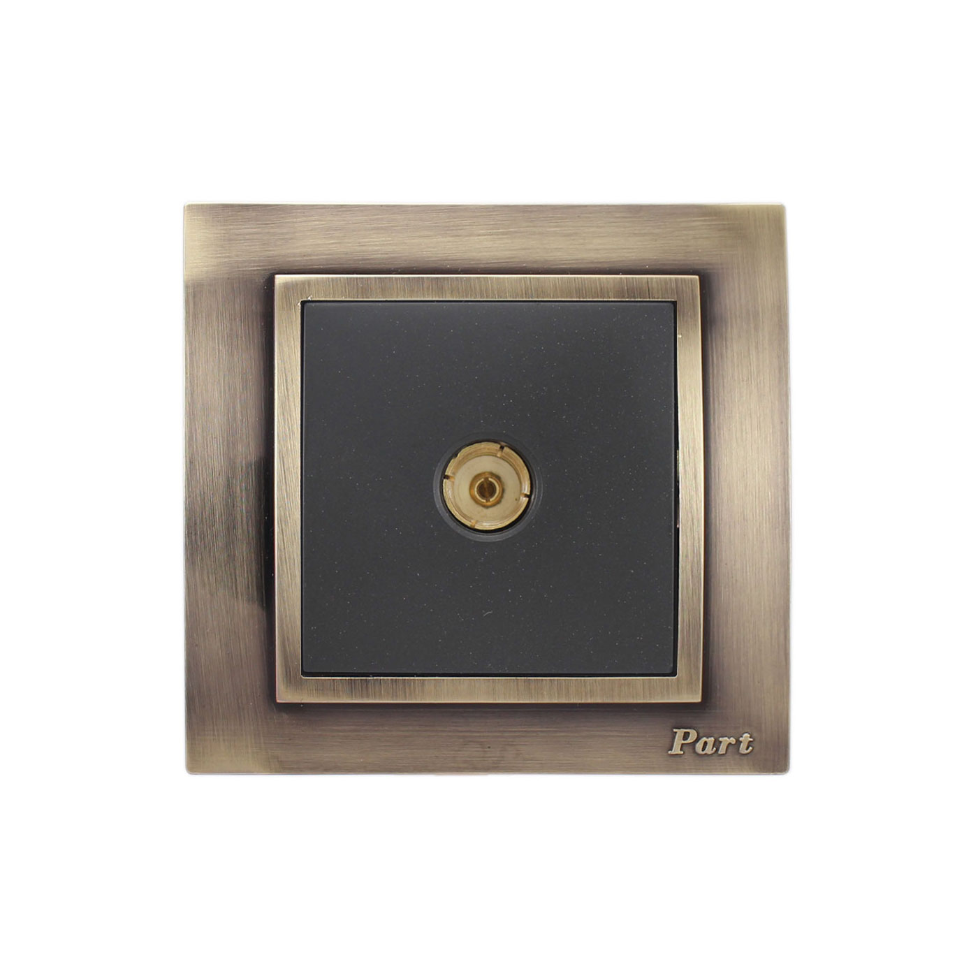 پریز آنتن با قاب برنزی براق پارت الکتریک 5798-4025