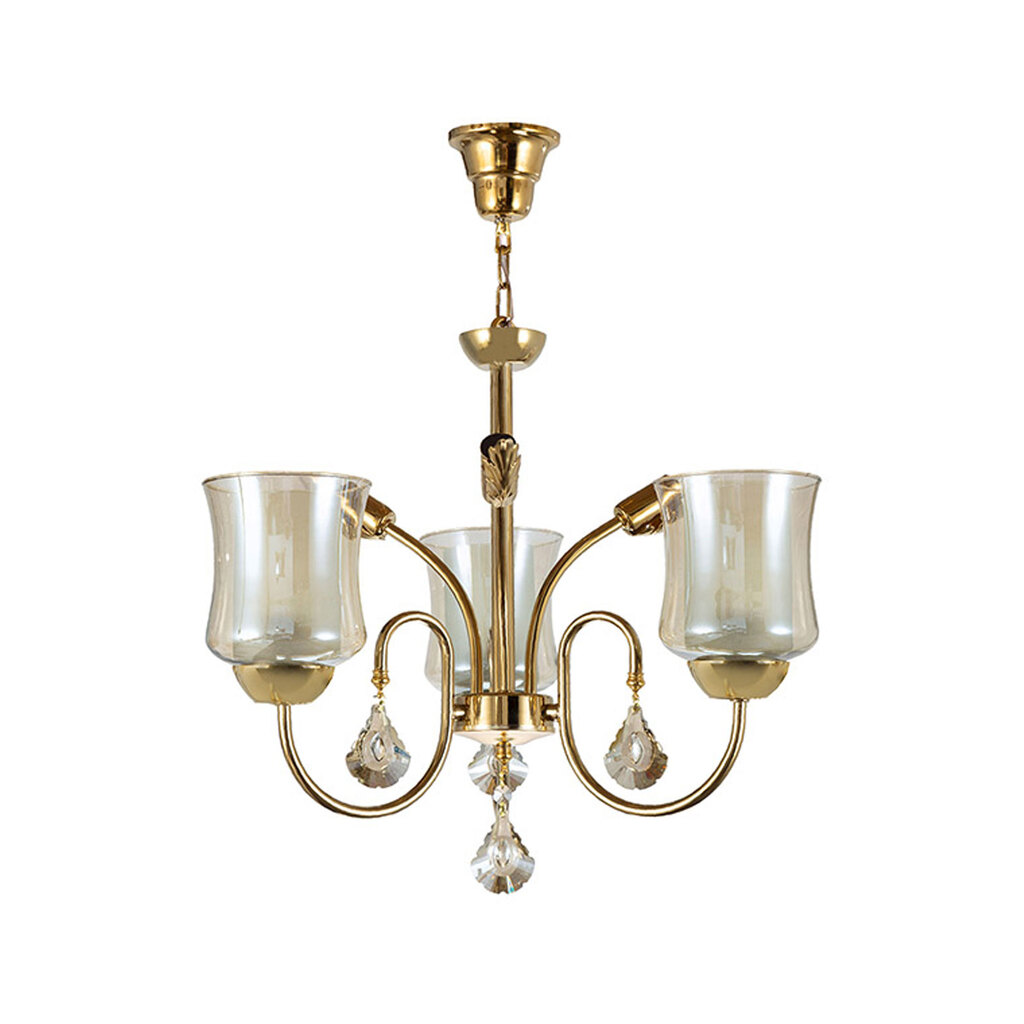 لوستر ۶ شعله چشمه نور کد A813.3-3-GWT