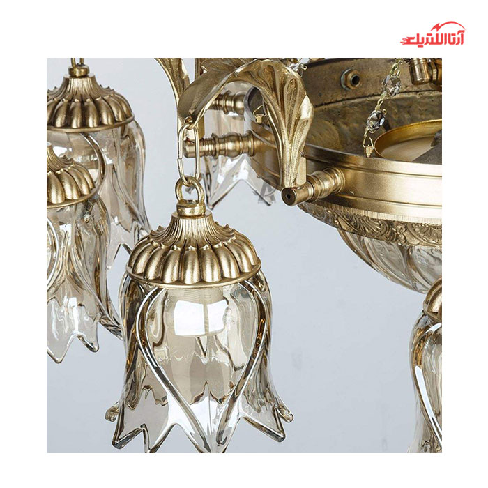 لوستر ۱۳ شعله چشمه نور مدل C2191.10+3-B