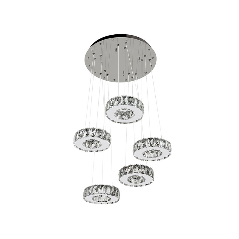 چراغ آویز چشمه نور کد A6559/5-WT