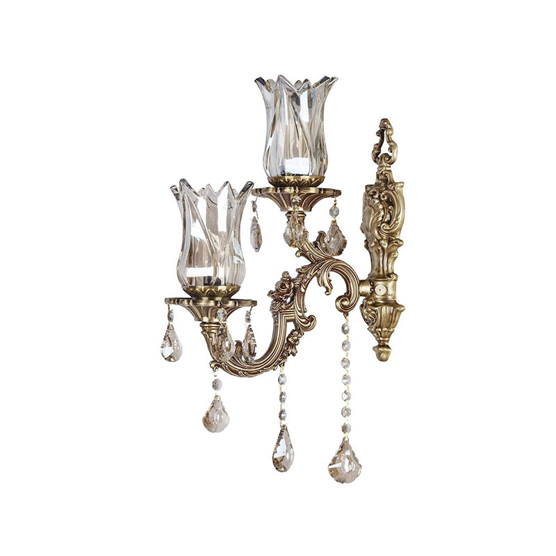 چراغ دیواری دو شعله چشمه نور کد S3503.1-1W-A