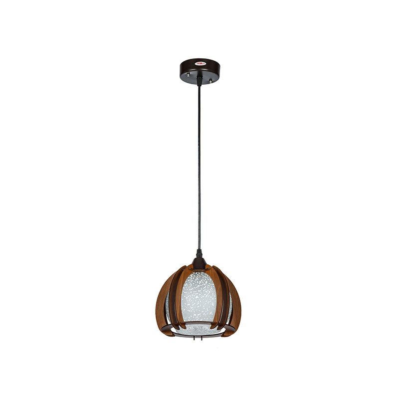 چراغ آویز چوبی چشمه نور کد A1310/1H