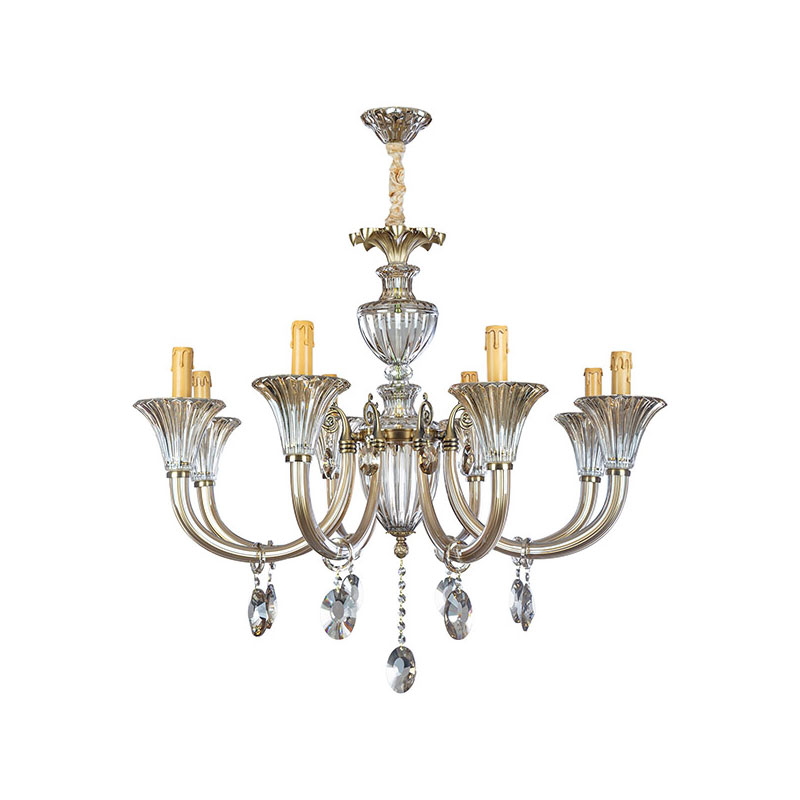 لوستر ۸ شعله چشمه نور کد C3322/8-AO