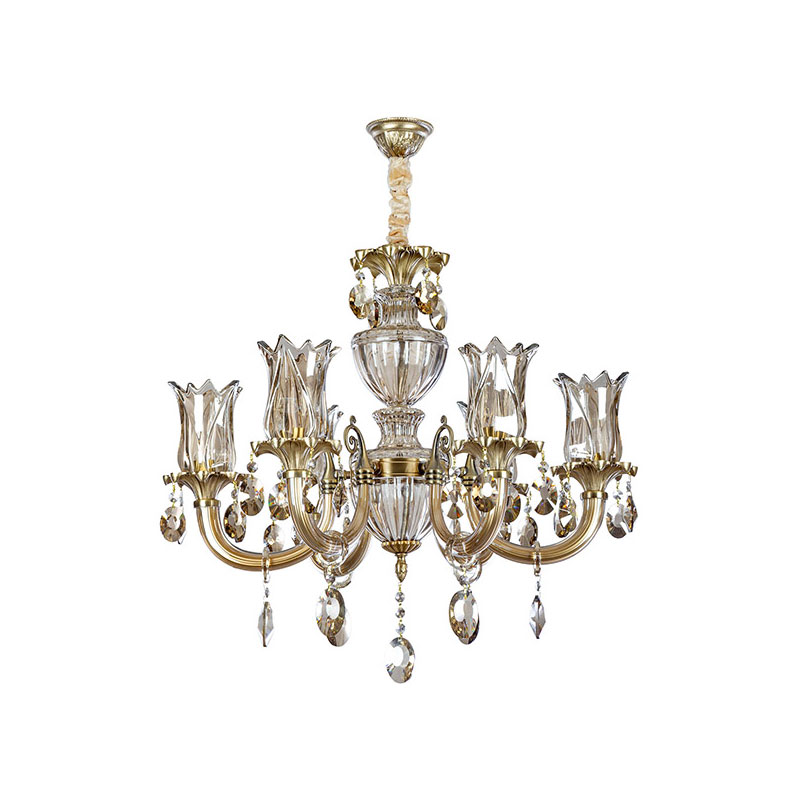 لوستر ۶ شعله چشمه نور کد C3325/6-AO