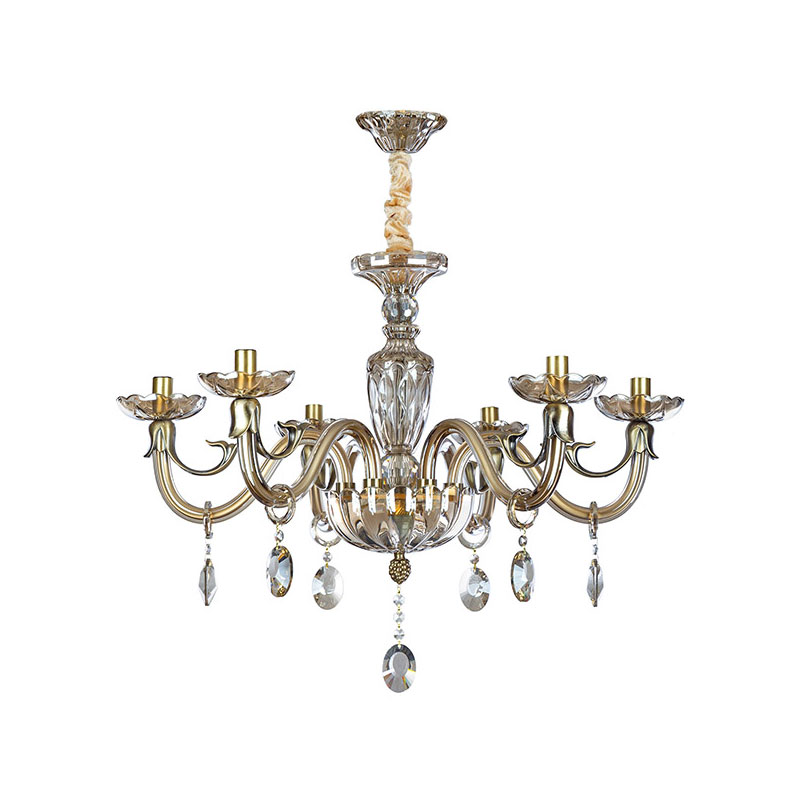 لوستر ۶ شعله چشمه نور کد C3326/6-AO