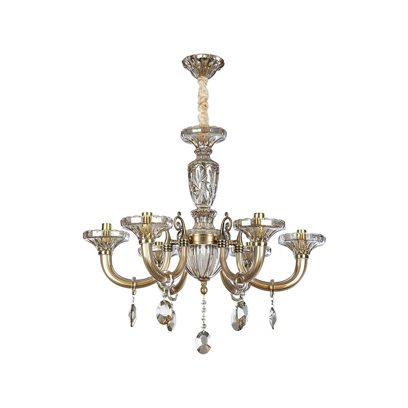 لوستر ۶ شعله چشمه نور کد C3327/6-AO