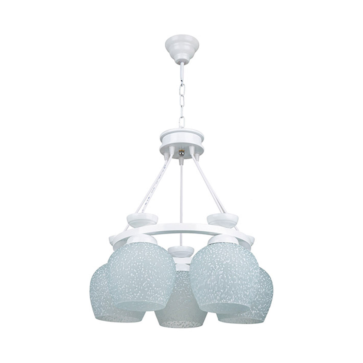 لوستر پنج شعله چشمه نور کد G576/5-WT