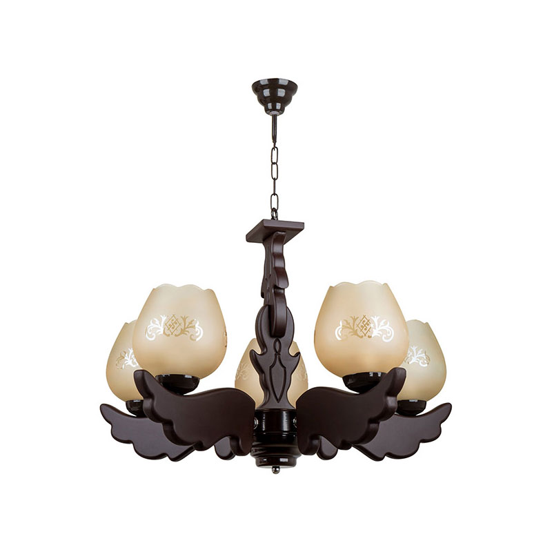 لوستر پنج شعله چشمه نور کد G648/5-BR