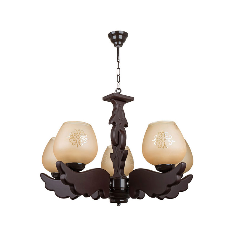 لوستر پنج شعله چشمه نور کد G649/5-BR