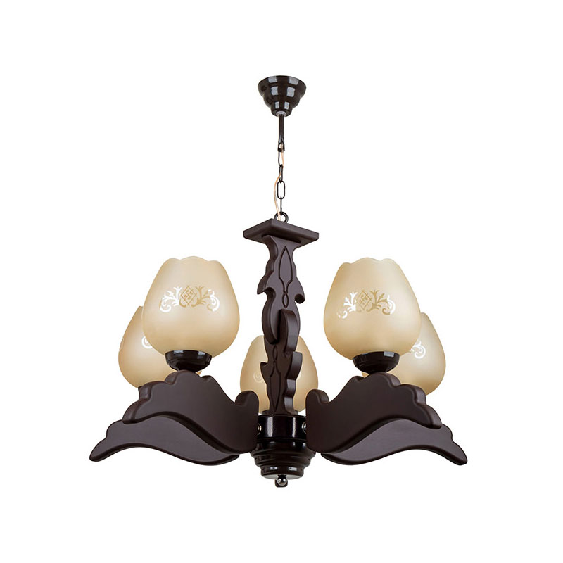 لوستر پنج شعله چشمه نور کد G651/5-BR