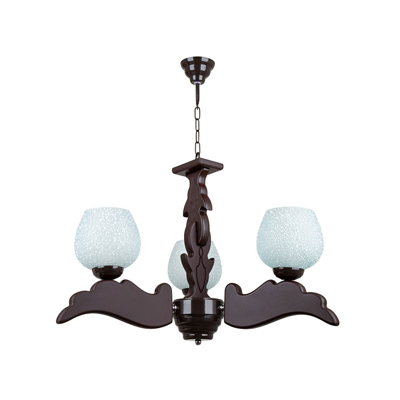 لوستر سه شعله چشمه نور کد G652/3-BR