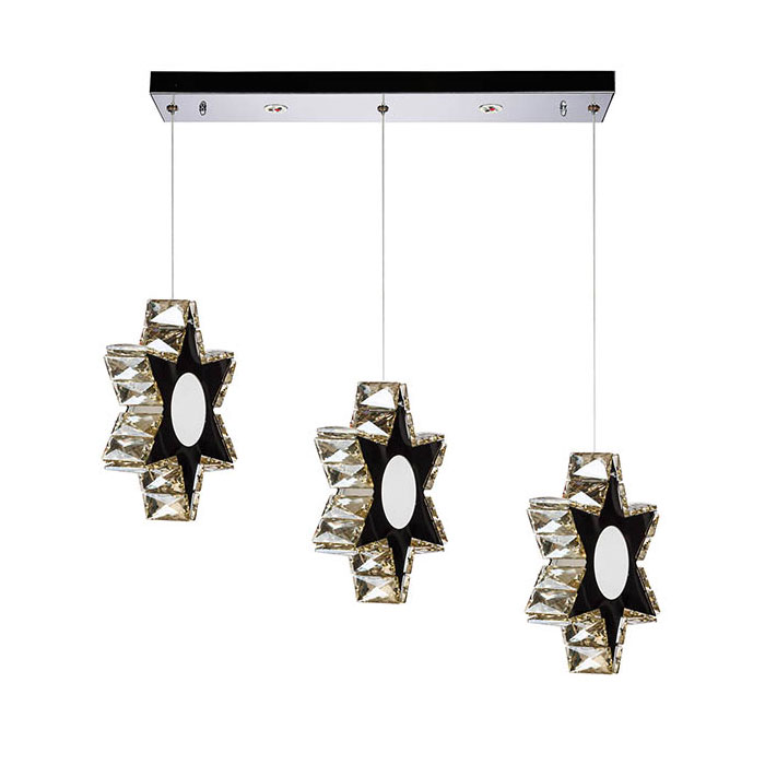 چراغ آویز چشمه نور کد A6543/3-G