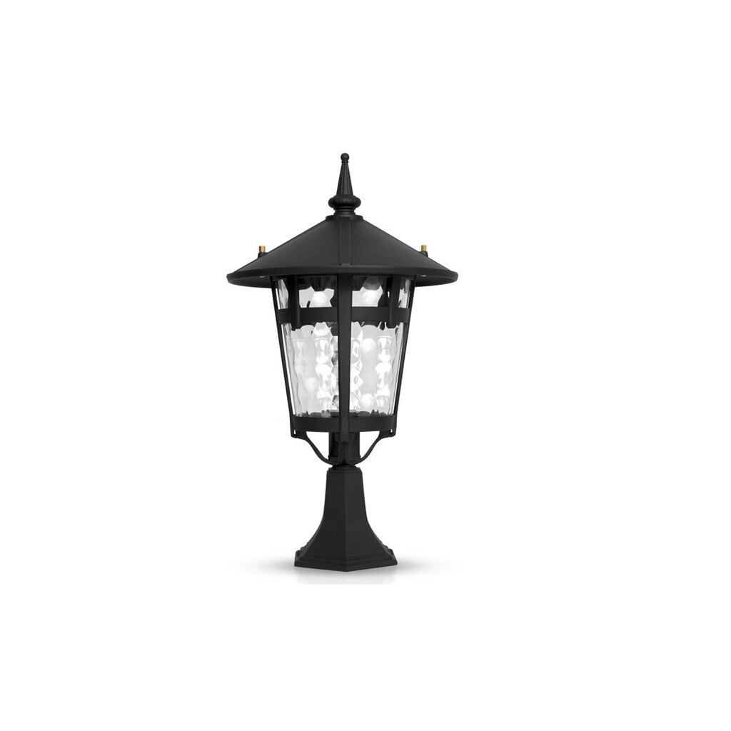 چراغ حیاطی سردری شب تاب SH-105703010 مدل آبنوس