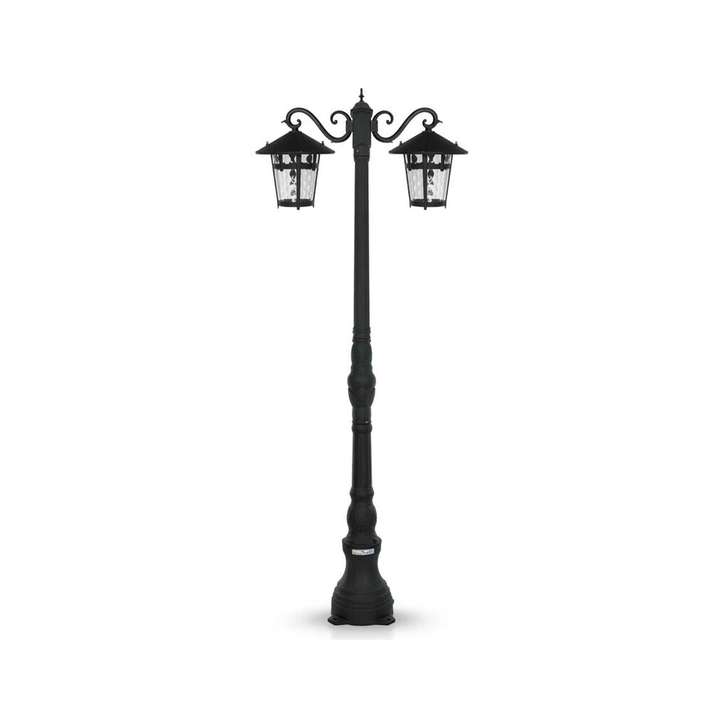 چراغ حیاطی ایستاده شب تاب SH-105720320 مدل آبنوس