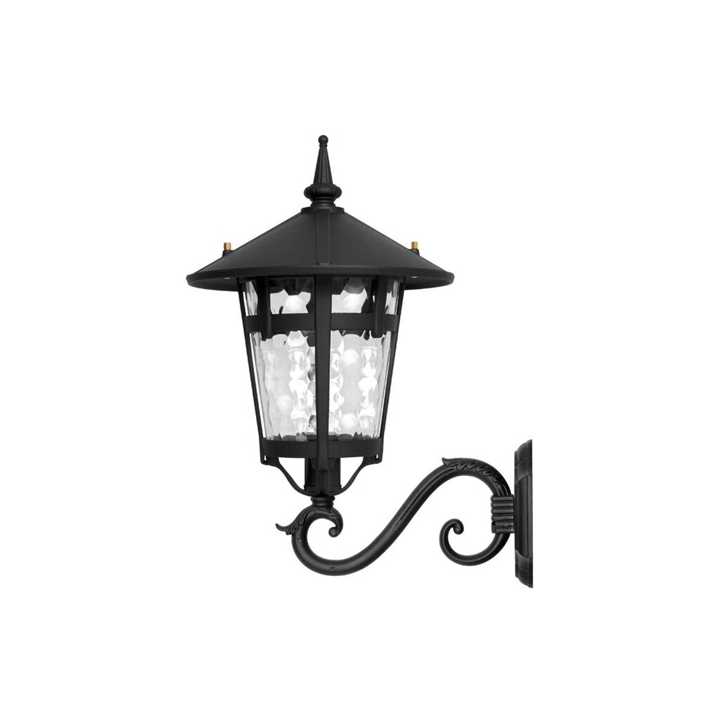 چراغ حیاطی دیواری شب تاب SH-105790310 مدل آبنوس