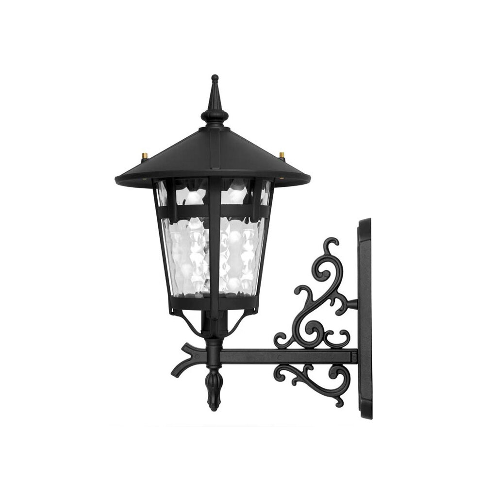 چراغ حیاطی دیواری شب تاب SH-105791310 مدل آبنوس