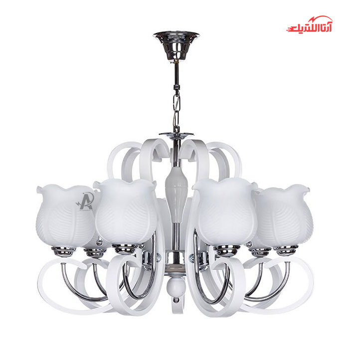 لوستر ۷ شعله چشمه نور کد ۸۲۹/۷