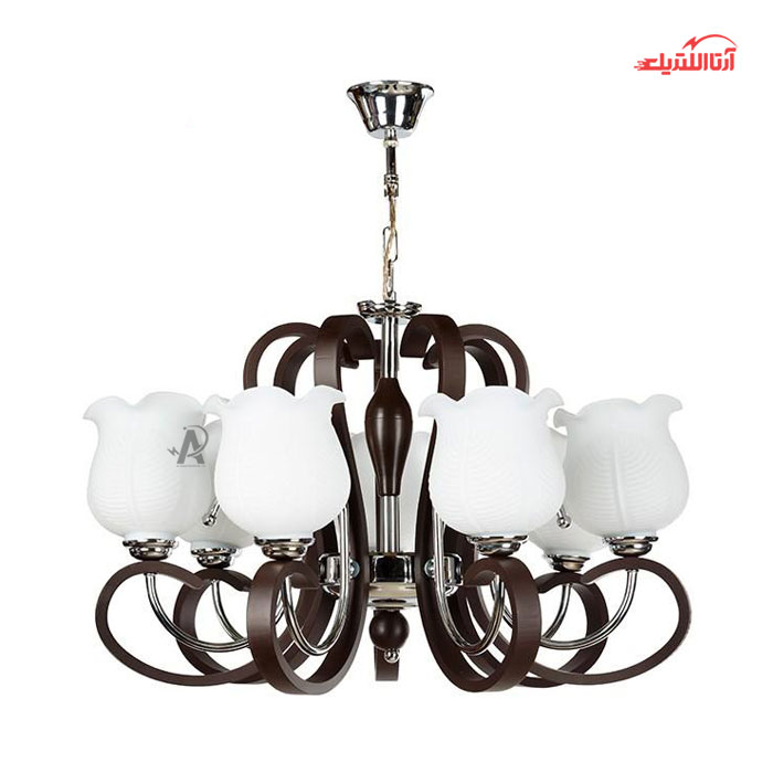 لوستر ۷ شعله چشمه نور کد ۸۲۹/۷