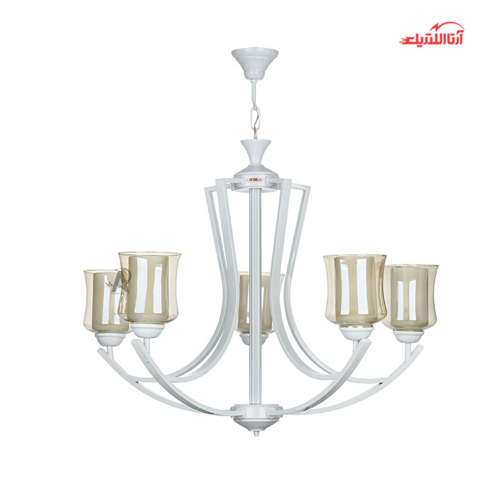 لوستر ۵ شعله چشمه نور کد H2618/5