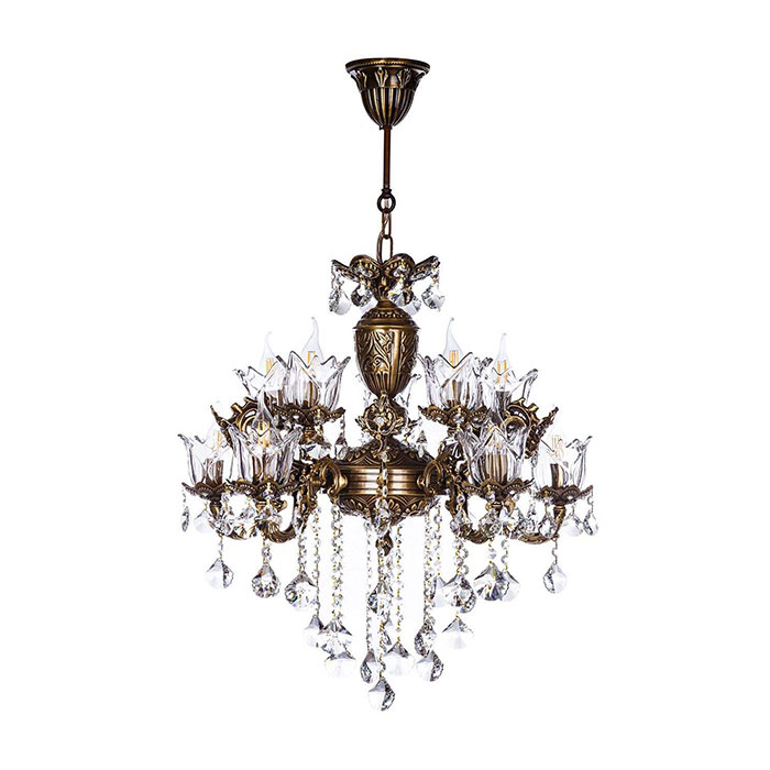 لوستر دایکاست چشمه نور ۱۰ شعله کد S3515/5-A