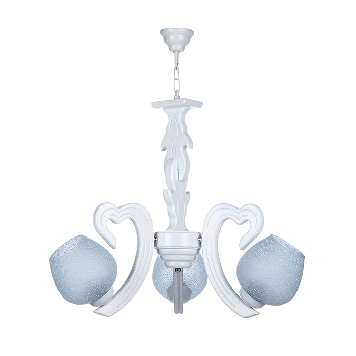 لوستر ۳ شعله چشمه نور کد G502/3-WT