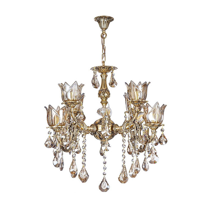 لوستر ۸ شعله چشمه نور کد C2983/4+4-BO