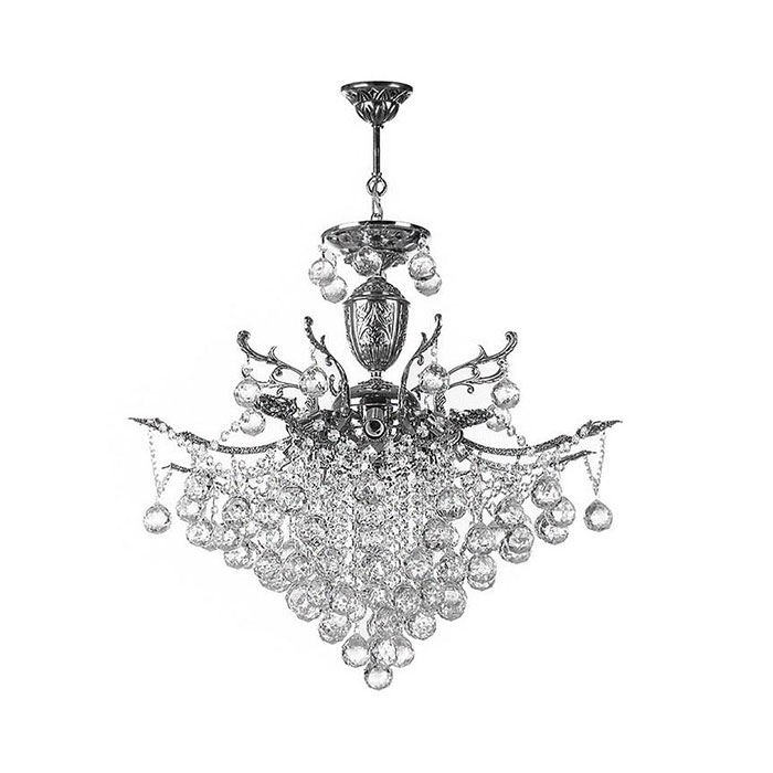 لوستر کریستالی چشمه نور ۱۲ شعله کد H6646/8