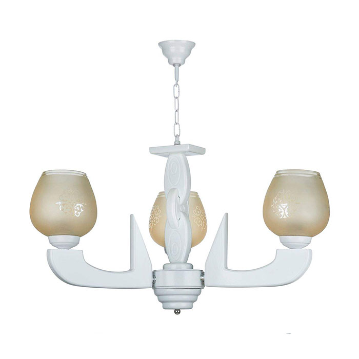 لوستر ۳ شعله چشمه نور کد G623/3-WT