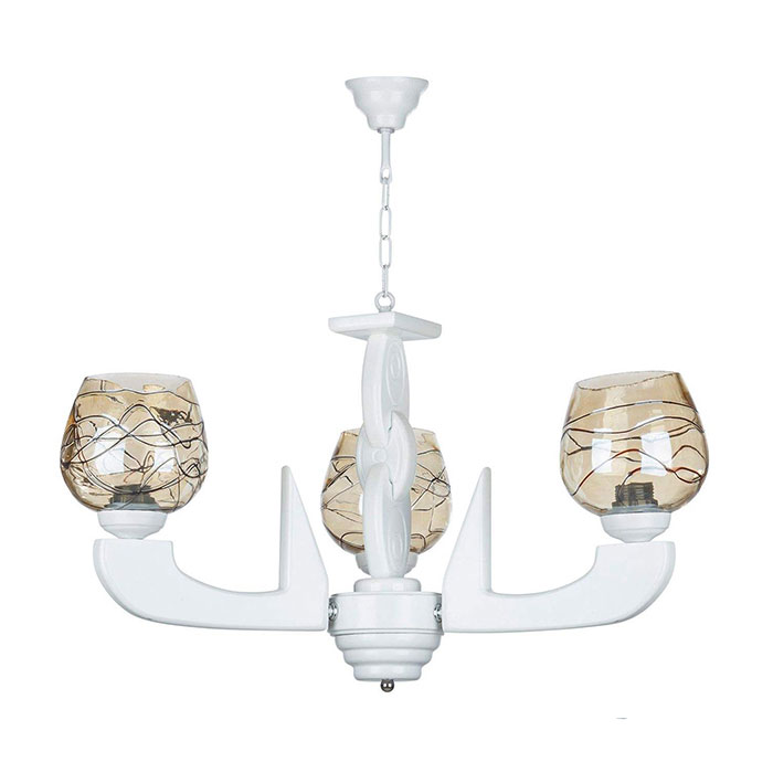 لوستر ۳ شعله چشمه نور کد G622/3-WT