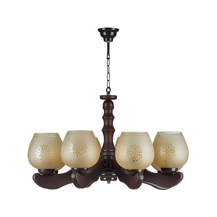 لوستر ۸ شعله چشمه نور کد G594/8-BR