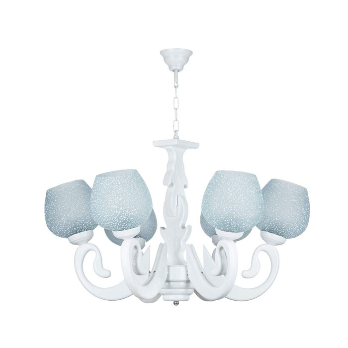 لوستر ۶ شعله چشمه نور کد G625/6-WT