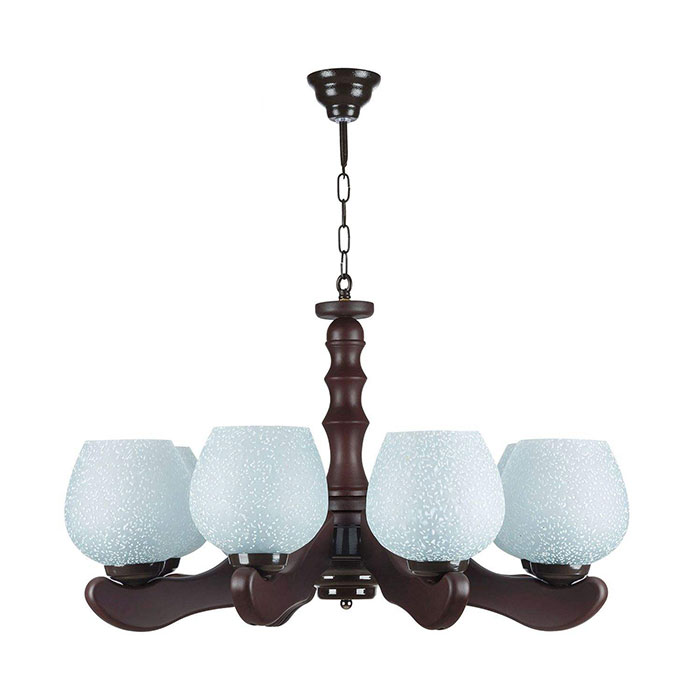 لوستر ۸ شعله چشمه نور کد G629/8-BR