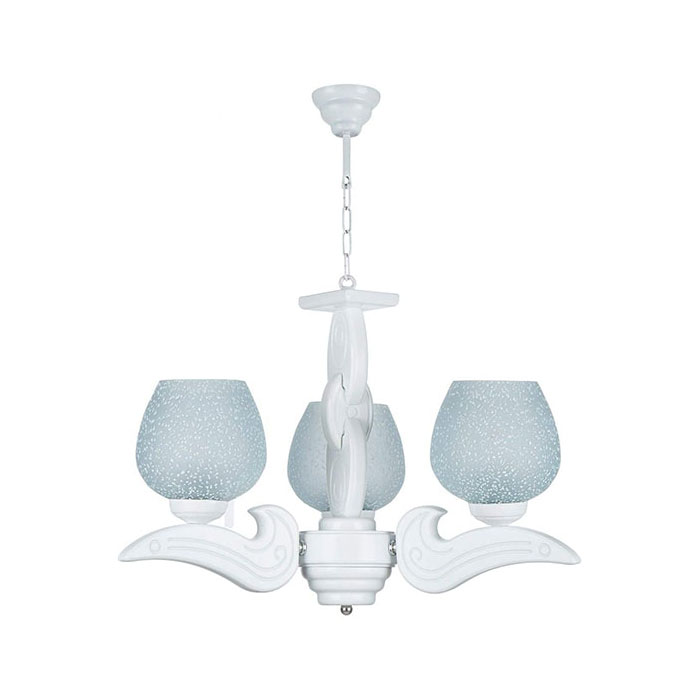 لوستر ۳ شعله چشمه نور کد G604/3-WT