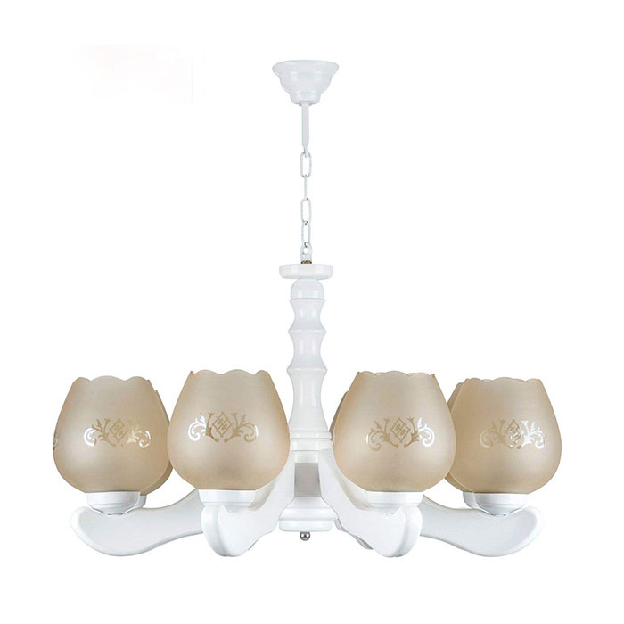 لوستر ۸ شعله چشمه نور کد G632/8-WT