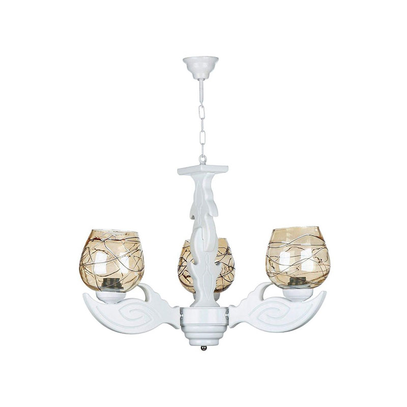 لوستر ۳ شعله چشمه نور کد G638/3-WT