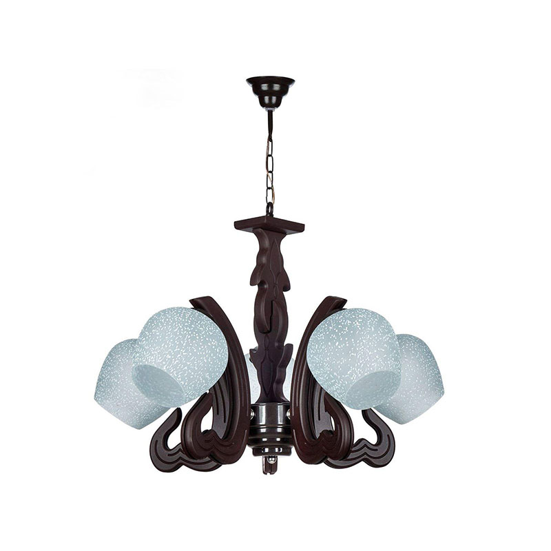 لوستر پنج شعله چشمه نور کد G613/5-BR